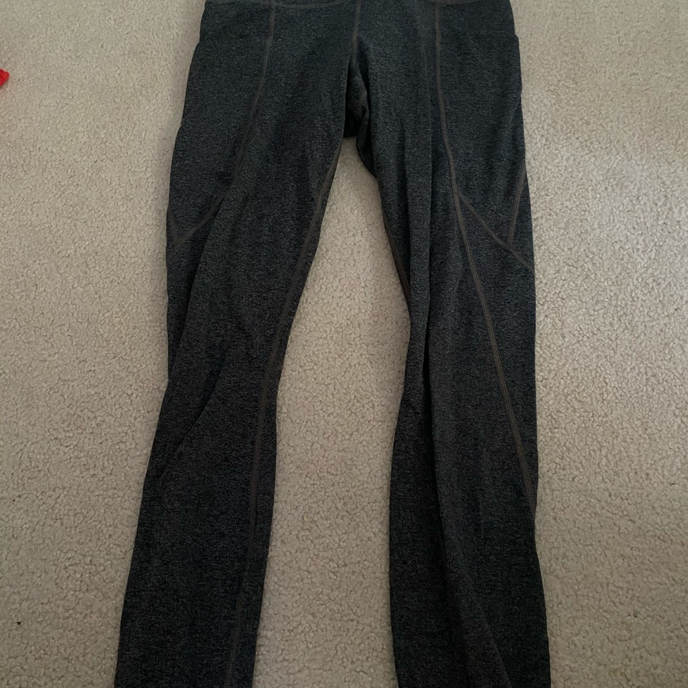 Grey Full Length Leggings